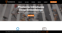 Desktop Screenshot of phonexia.com