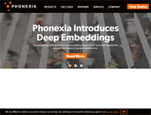 Tablet Screenshot of phonexia.com